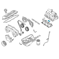 OEM Nissan Quest Gasket-Manifold, Upper Diagram - 14033-7B005