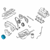 OEM 2001 Nissan Quest Pulley-Crankshaft Diagram - 12303-1B000