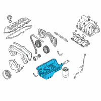 OEM 2002 Nissan Quest Pan Assy-Oil Diagram - 11110-1B000