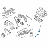 OEM 2000 Nissan Quest Guide-Oil Level Gauge Diagram - 11150-7B000