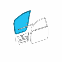 OEM 2002 Toyota Sienna Surround Weatherstrip Diagram - 62311-08010