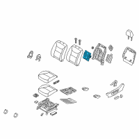 OEM Kia Sorento Heater Assembly-Front Seat Diagram - 883901U032