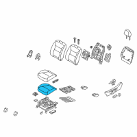 OEM 2015 Kia Sorento Pad Assembly-Front Seat Cushion Diagram - 881511U040