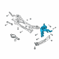 OEM 2015 Ford Focus Knuckle Diagram - CV6Z-5A968-D