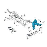 OEM 2013 Ford Focus Knuckle Diagram - CV6Z-5A968-D