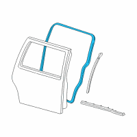 OEM 2002 Ford Windstar Door Weatherstrip Diagram - 5F2Z-16253A10-AA