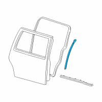 OEM 2004 Mercury Monterey Weatherstrip Diagram - XF2Z-1625855-AA
