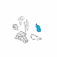 OEM Pontiac G6 Mount Asm-Trans Front Diagram - 25955046