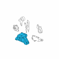 OEM 2010 Chevrolet Malibu Front Mount Diagram - 25852869