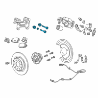 OEM 2018 Chevrolet Malibu Guide Pin Diagram - 13596012