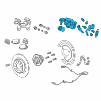 OEM 2021 Chevrolet Malibu Caliper Diagram - 13509995