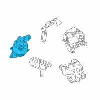 OEM Chevrolet Colorado Mount Diagram - 23436325