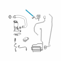 OEM 2009 Chrysler Aspen Hose-Emission Vacuum Diagram - 52855787AC