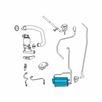 OEM 2009 Chrysler Aspen CANISTER-Vapor Diagram - 52113549AJ