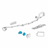 OEM 2018 Buick Envision Park Sensor Diagram - 13447565