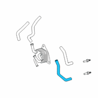 OEM 2014 Toyota Highlander Oil Hose Diagram - 32941-0E050