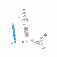 OEM 2008 Toyota FJ Cruiser Strut Diagram - 48510-80396