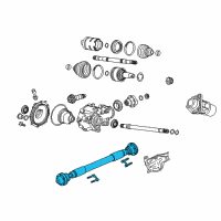 OEM 2014 Cadillac ATS Drive Shaft Diagram - 84150924