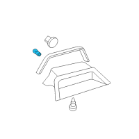 OEM Buick Corner Lamp Bulb Diagram - 9417866