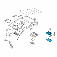 OEM Kia Forte Lamp Assembly-Room Diagram - 928501M0008O