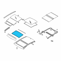 OEM 2016 Kia Cadenza WEATHERSTRIP-PANORAMAROOF Diagram - 816143R500