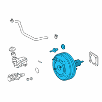 OEM 2021 Lexus ES250 Booster Assy, Brake Diagram - 44610-06790