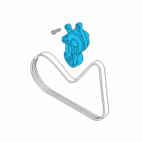 OEM 2015 BMW 228i xDrive Mechanical Belt Tensioner Diagram - 11-28-7-594-969