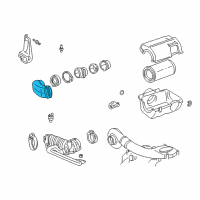 OEM 1997 GMC K3500 Duct, Rear Intermediate Air Intake Diagram - 25165747