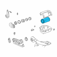 OEM 1999 GMC K2500 Suburban Element Diagram - 25173426