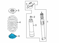 OEM Ford Maverick PAD - ANTI-SQUEAK Diagram - NZ6Z-8321-C