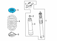 OEM 2022 Ford Maverick ANTISQUEAK - REAR SPRING Diagram - NZ6Z-5586-B