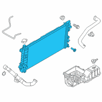 OEM 2014 Ford F-150 Radiator Diagram - CL3Z-8005-C