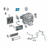 OEM Lexus RX350L Amplifier Assembly, Air Diagram - 88650-48K60
