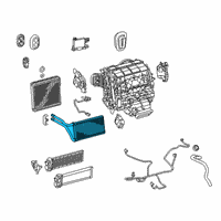 OEM Lexus RX350L Unit Sub-Assembly, RADIA Diagram - 87107-48120