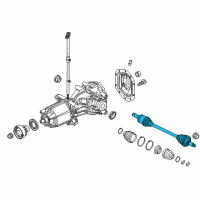 OEM 2014 Ford Explorer Axle Assembly Diagram - BB5Z-4K138-B