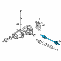 OEM 2019 Ford Explorer Axle Assembly Diagram - BB5Z-4K138-B