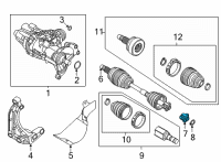 OEM 2021 Jeep Renegade Joint-Tripod Diagram - 68122697AA