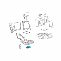 OEM 2003 Oldsmobile Bravada Heater Control Diagram - 19115995