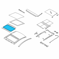 OEM Hyundai Weatherstrip-Panoramaroof Frame Diagram - 81614-3S000