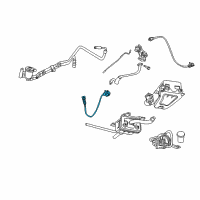 OEM 2002 Chrysler Voyager Oxygen O2 Sensor Diagram - 4727436AA