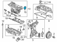 OEM 2016 Honda Civic Pkg, Throttlebody Diagram - 17107-5BA-A01