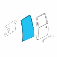 OEM 2004 Nissan Frontier WEATHERSTRIP-Rear LH Diagram - 82831-9Z300