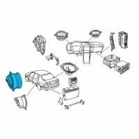 OEM Chrysler Cirrus INSULATOR-Spring Seat Diagram - 4616983