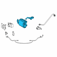 OEM Lexus RX350L Sensor Assembly, MILLIME Diagram - 88210-48121