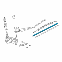 OEM 1992 Honda Accord Rubber (475MM) Diagram - 38472-SB3-305