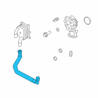 OEM 2007 Lincoln MKX Tube Assembly Diagram - 7T4Z-8N021-A