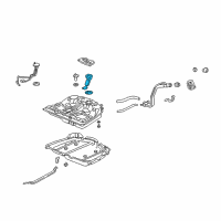 OEM 1998 Acura RL Pump Set, Fuel Diagram - 17040-SZ3-A32