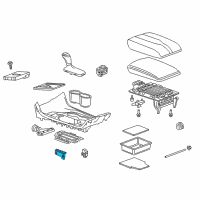 OEM Chevrolet Traverse Shift Indicator Diagram - 84476235