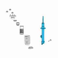OEM 2016 Dodge Challenger *Shock-Suspension Diagram - 5181350AI
