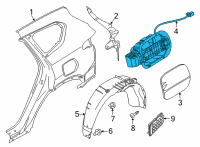 OEM Hyundai Housing-Fuel Filler Dr Diagram - 81595-S2500